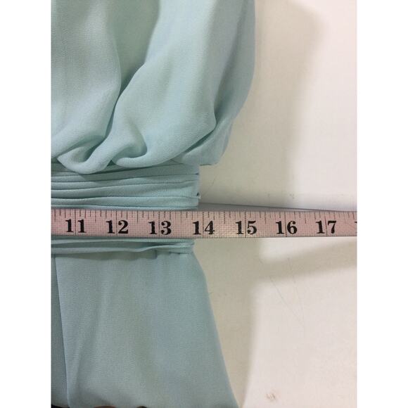 AW BRIDAL 8 M skylight blue Rosalie formal party bridesmaid jumpsuit NEW B77 - Picture 7 of 11